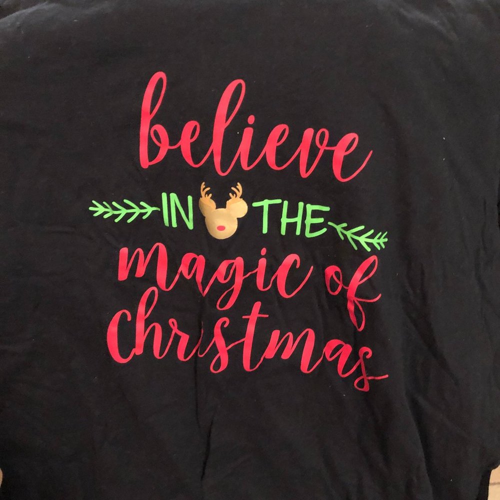 Women's plus size Christmas t shirt 2X